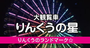 りんくうのランドマーク 大観覧車 りんくうの星