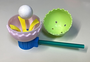 「遊べる・おもしろ・日替わり科学工作」【参加費100円】吹上げパイプ【参加費300円】空気砲