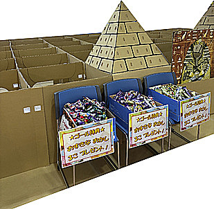 【1回100円（税込）】宝探しダンボール迷路